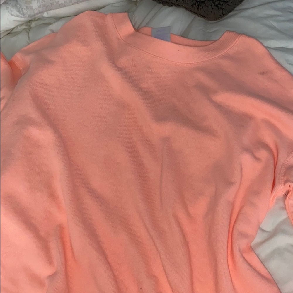 Peach sweater